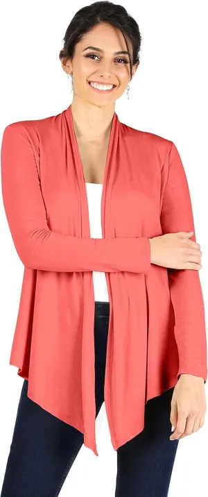 Simlu Lightweight Cardigans for Women Reg and Plus Size Light Cardigans for Women Summer Long Sleeves