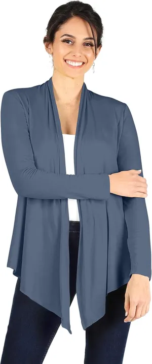 Simlu Lightweight Cardigans for Women Reg and Plus Size Light Cardigans for Women Summer Long Sleeves