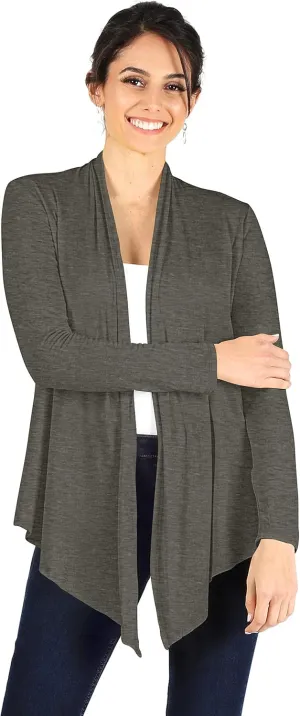 Simlu Lightweight Cardigans for Women Reg and Plus Size Light Cardigans for Women Summer Long Sleeves