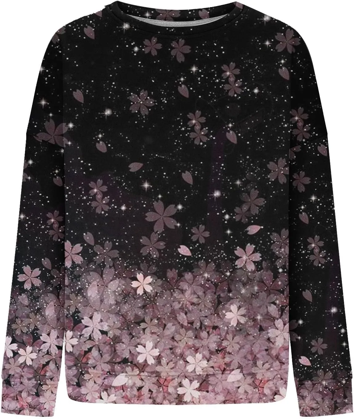 slqdgmryz Oversized Sweatshirts for Women Loose Fit Fleece Pullover Long Sleeve Crewneck Sweatshirts Solid Fall Hoodies