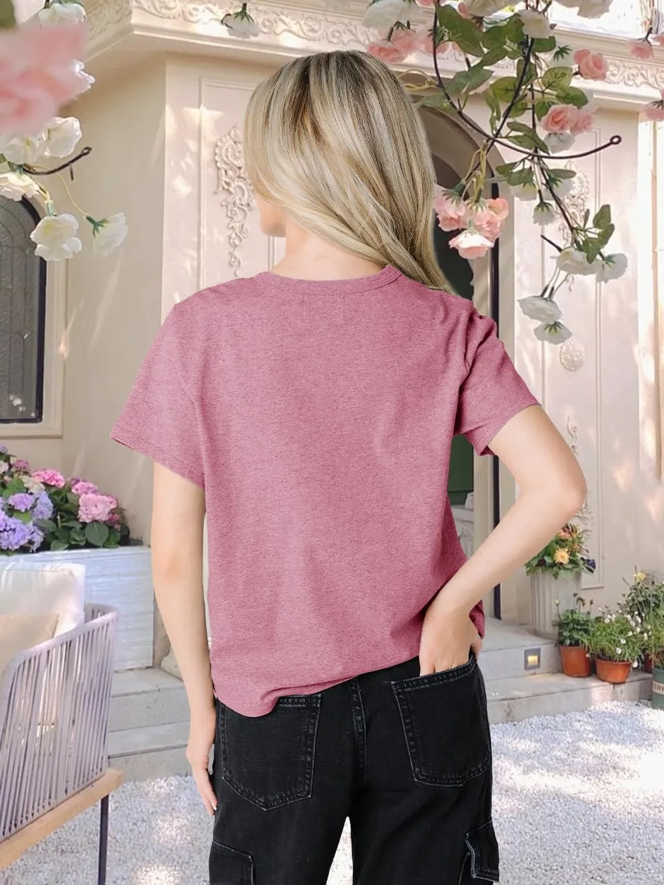 Sunflower Shirts for Women Faith Graphic Tees Short Sleeve Loose Fit Butterfly Teen Girls T Shirt Summer Tops