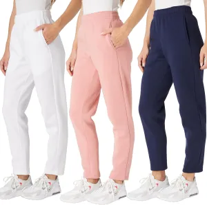 Ultra Performance Womens Sweatpants Open Bottom Sweat Pants for Women, 3 Pack Lounge Pants Women (Plus Size)
