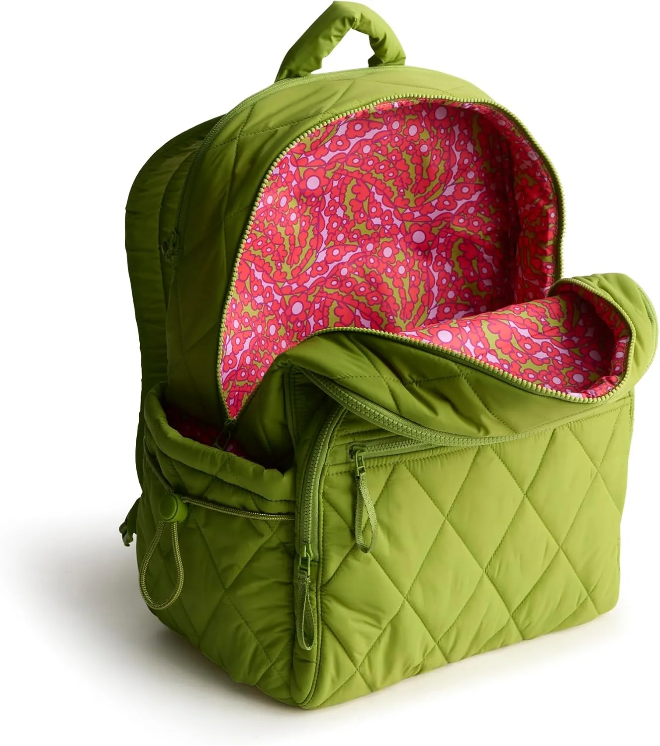 Vera Bradley Featherweight Large Bancroft Backpack, Spinach Green