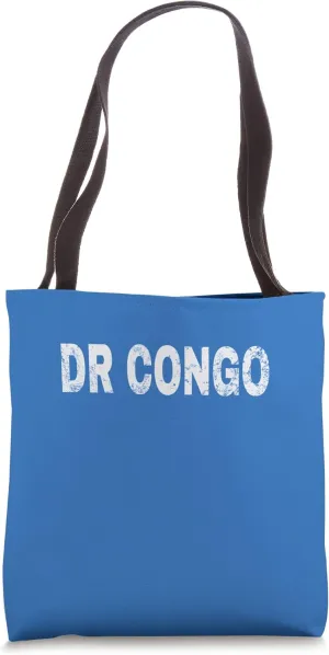 Vintage DR Congo White Text Apparel Tote Bag