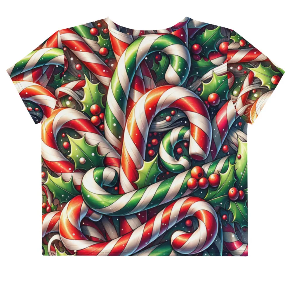 Whimsical Winter Wear Crop Tee