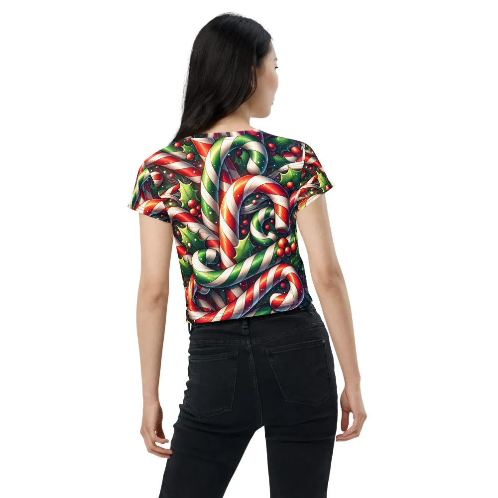 Whimsical Winter Wear Crop Tee