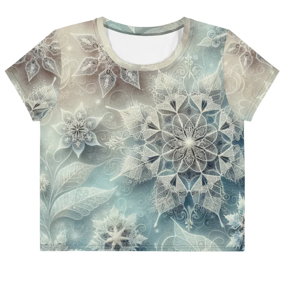 Whimsical Winter Wear Crop Tee