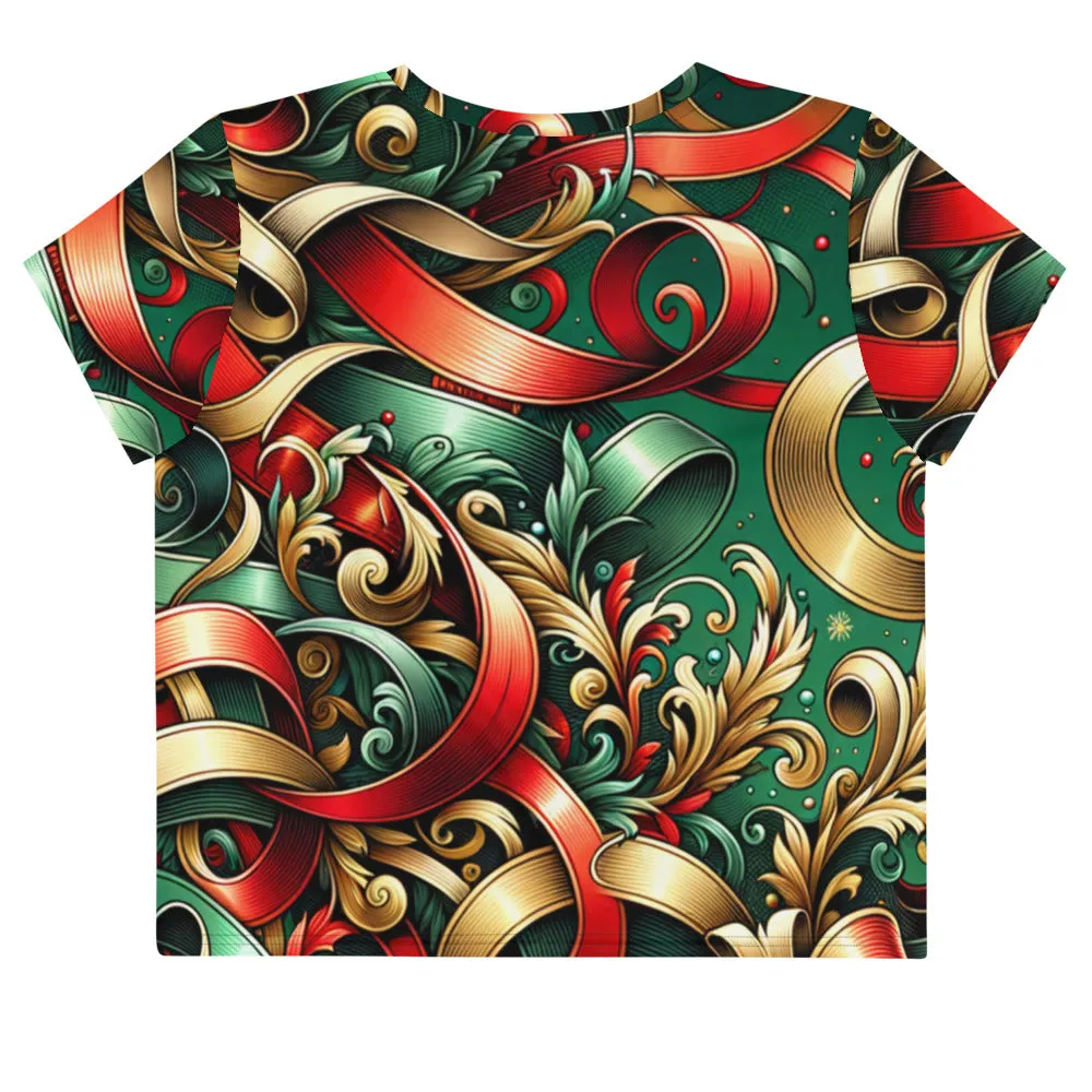 Whimsical Winter Wear Crop Tee