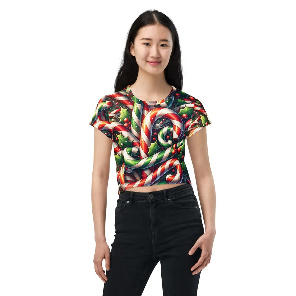 Whimsical Winter Wear Crop Tee