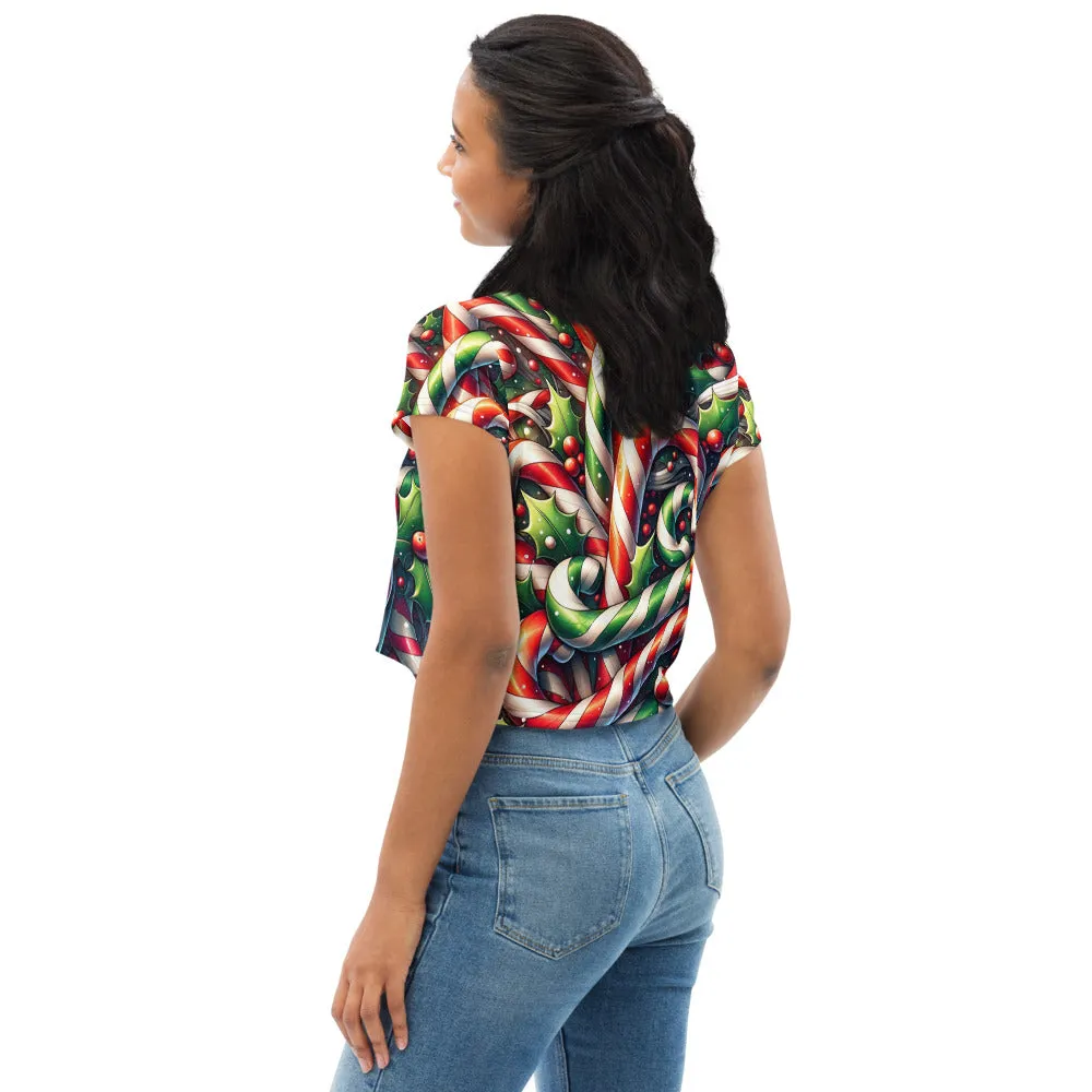 Whimsical Winter Wear Crop Tee