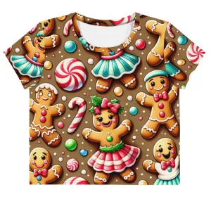 Whimsical Winter Wear Crop Tee