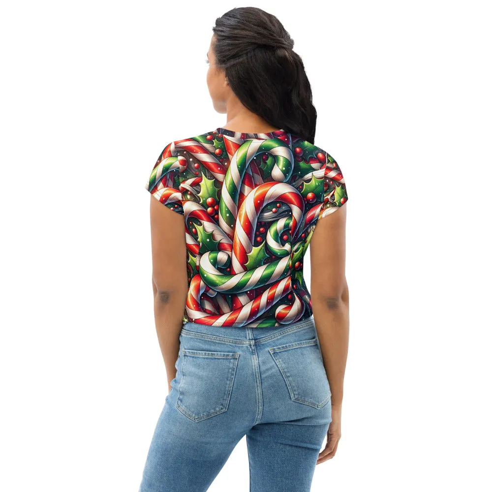 Whimsical Winter Wear Crop Tee