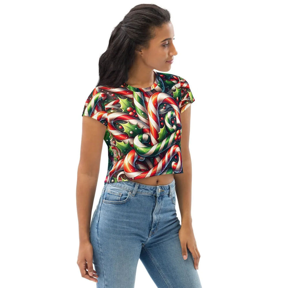 Whimsical Winter Wear Crop Tee