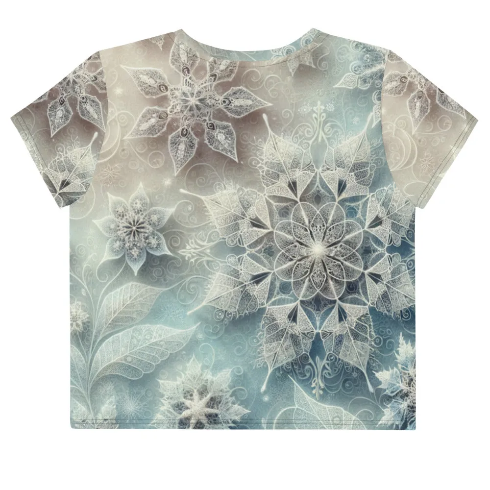 Whimsical Winter Wear Crop Tee