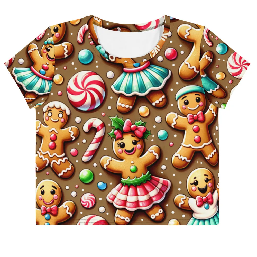 Whimsical Winter Wear Crop Tee