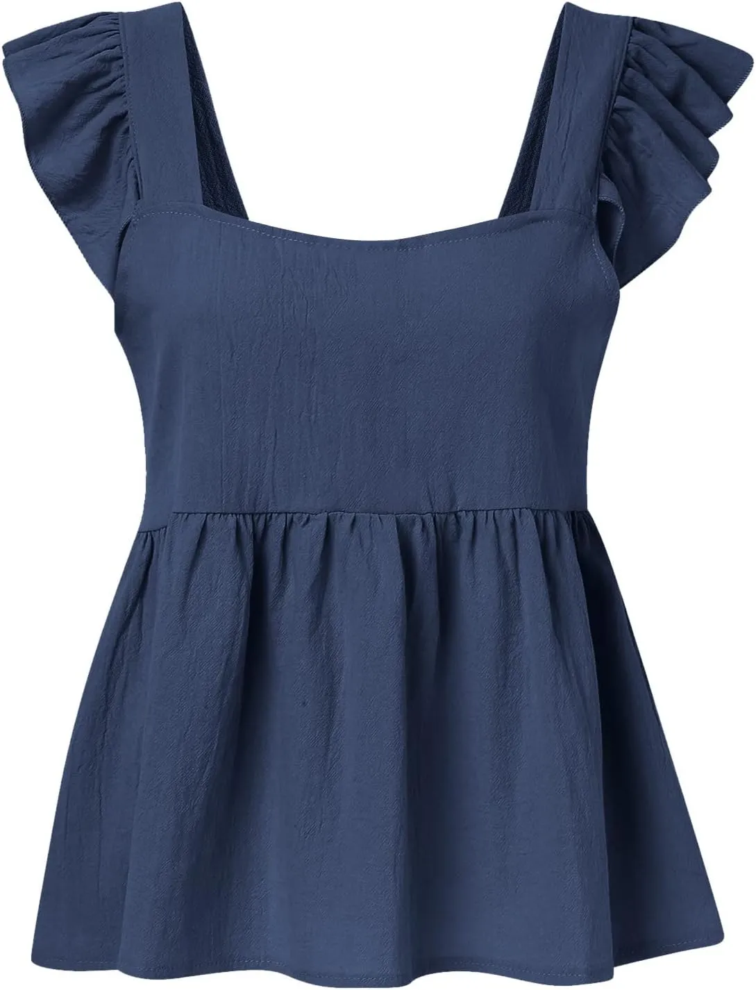 Women Pleated Top Shirt Spaghetti Strap Camisole Fit Casual Sleeveless Summer Tank Tops Fashion Shirt Metallic