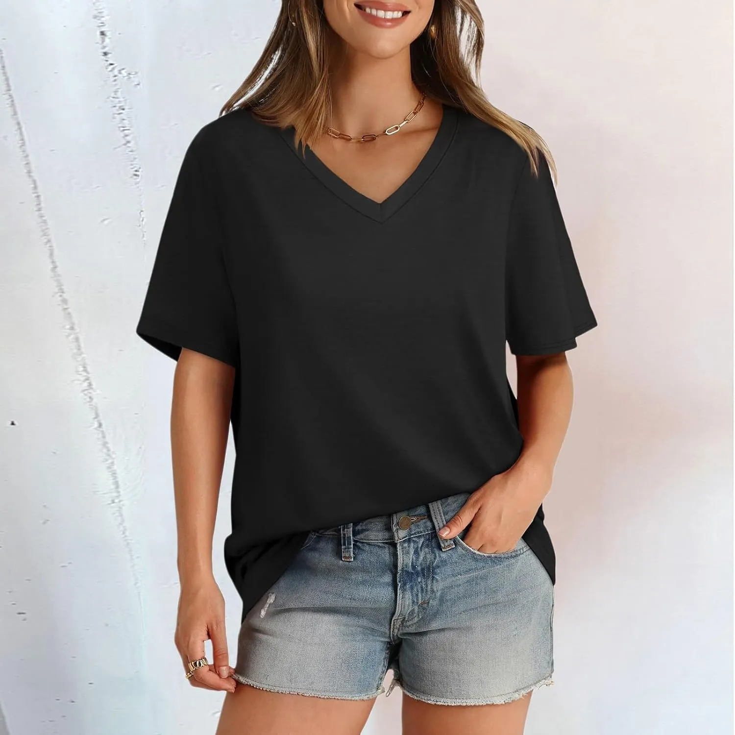 Women Silk Satin Tank Tops Dressy Scoop Neck Camisole Sleeveless Blouses Shirts Casual Summer 3/4 Sleeve T Shirts for Women