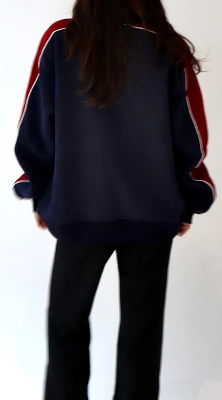 Women Y2k Graphic Print Oversized Sweatshirts Long Sleeve Crewneck Pullover Shirt Casual Fall Workout Top Clothes