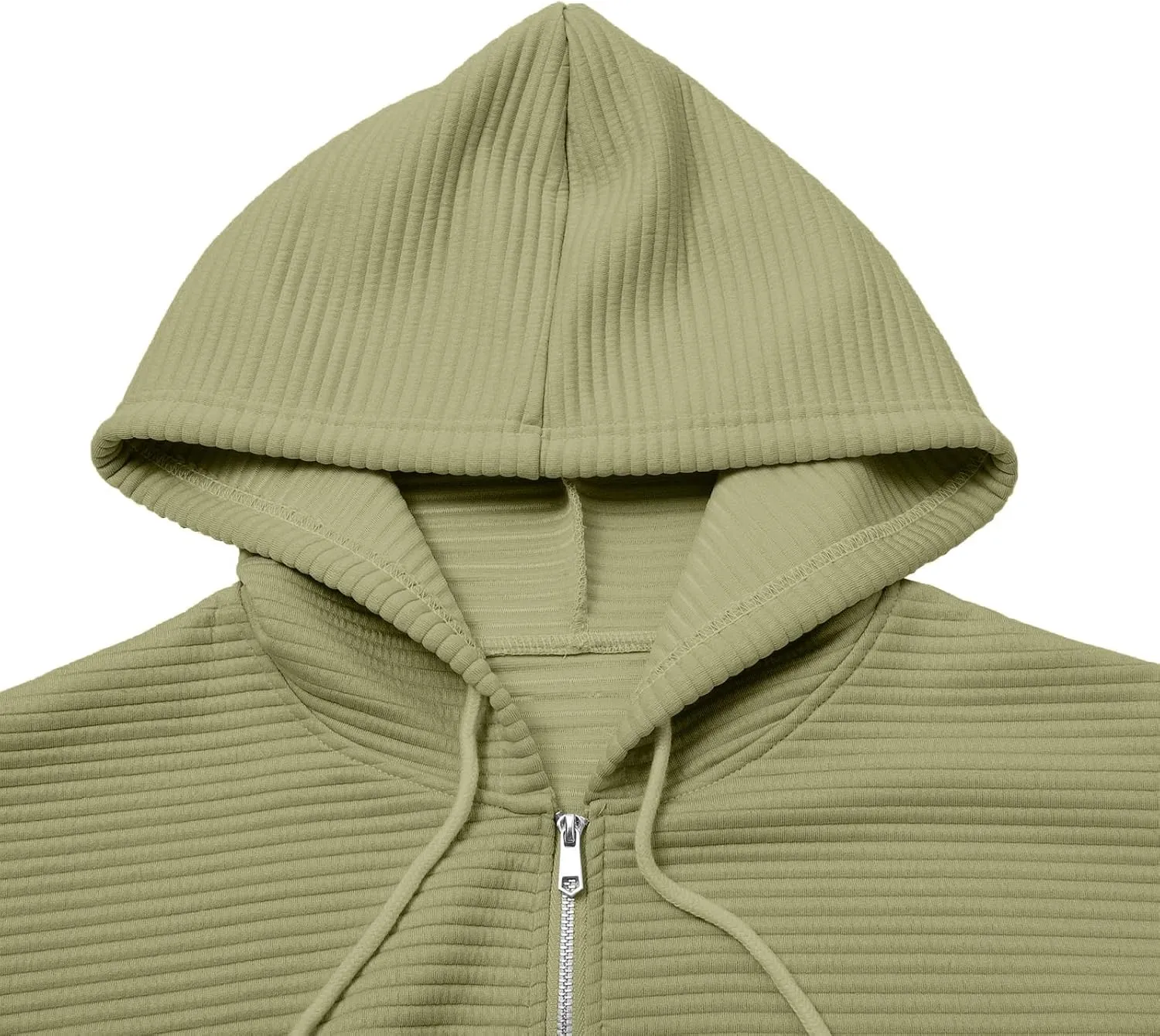 Women Zip Up Hoodie Long Sleeve Hooded Oversized Sweatshirts Y2K Jacket with Pockets Casual Drawstring Fall Coat