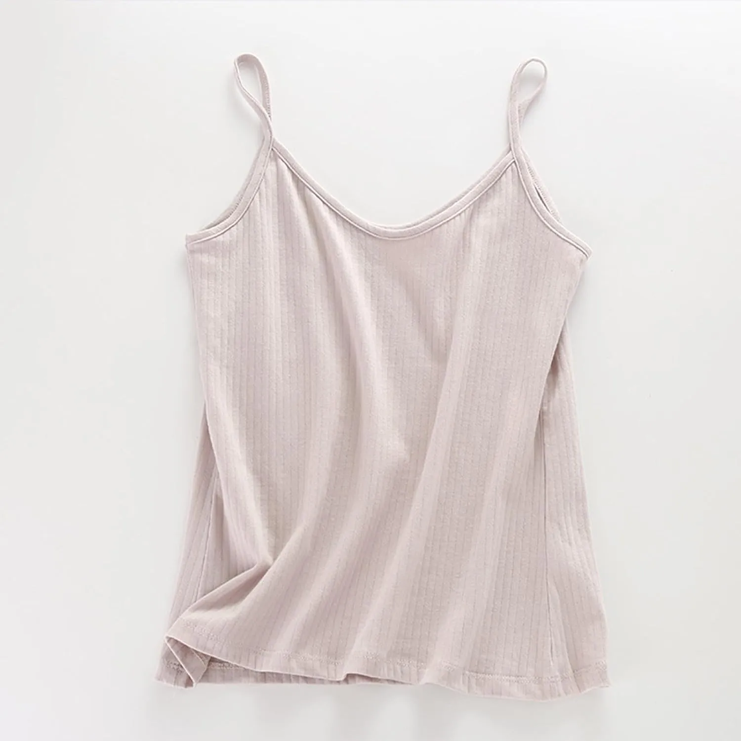 Women's Cotton T-Shirt Plus Size Solid Scoop Neck Sleeveless Camisole Casual Lightweight Breathable Slim Fit Blouse