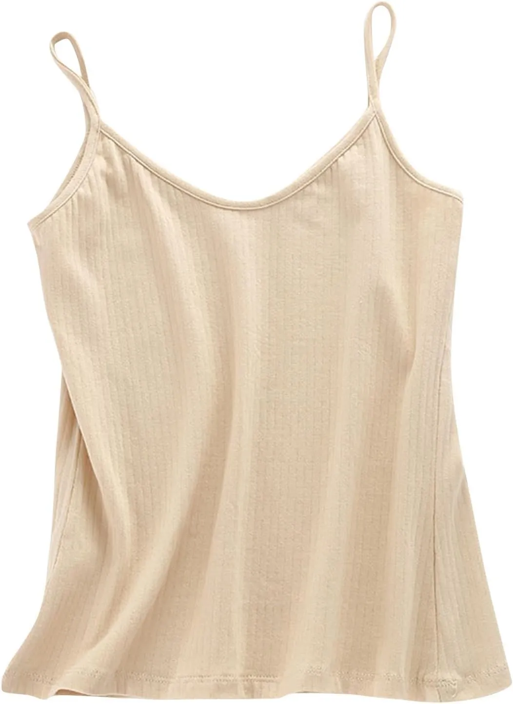 Women's Cotton T-Shirt Plus Size Solid Scoop Neck Sleeveless Camisole Casual Lightweight Breathable Slim Fit Blouse