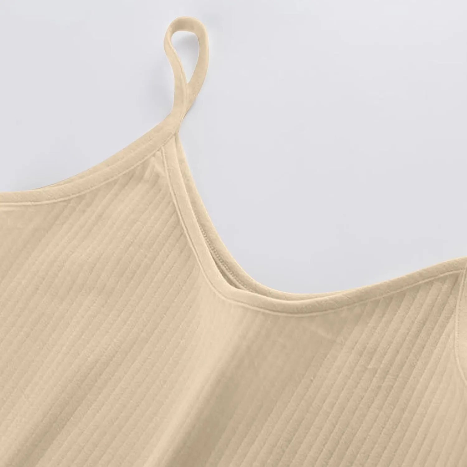 Women's Cotton T-Shirt Plus Size Solid Scoop Neck Sleeveless Camisole Casual Lightweight Breathable Slim Fit Blouse