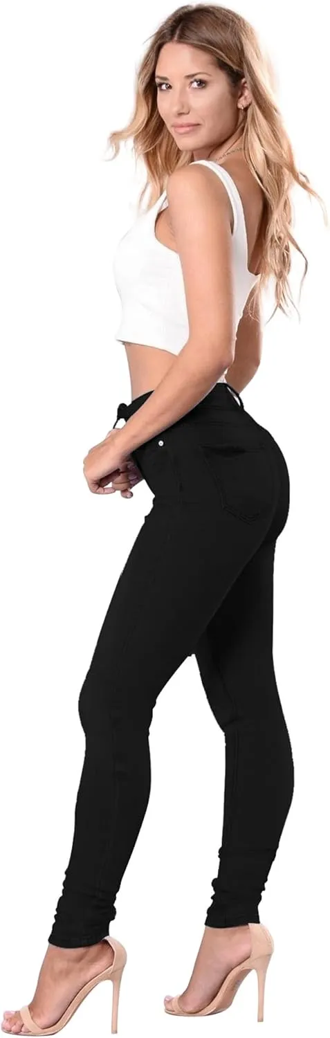 Women's High Waisted Jeans for Women Distressed Stretch Jeans for Women Ripped Butt Lift Jeans Denim Pants