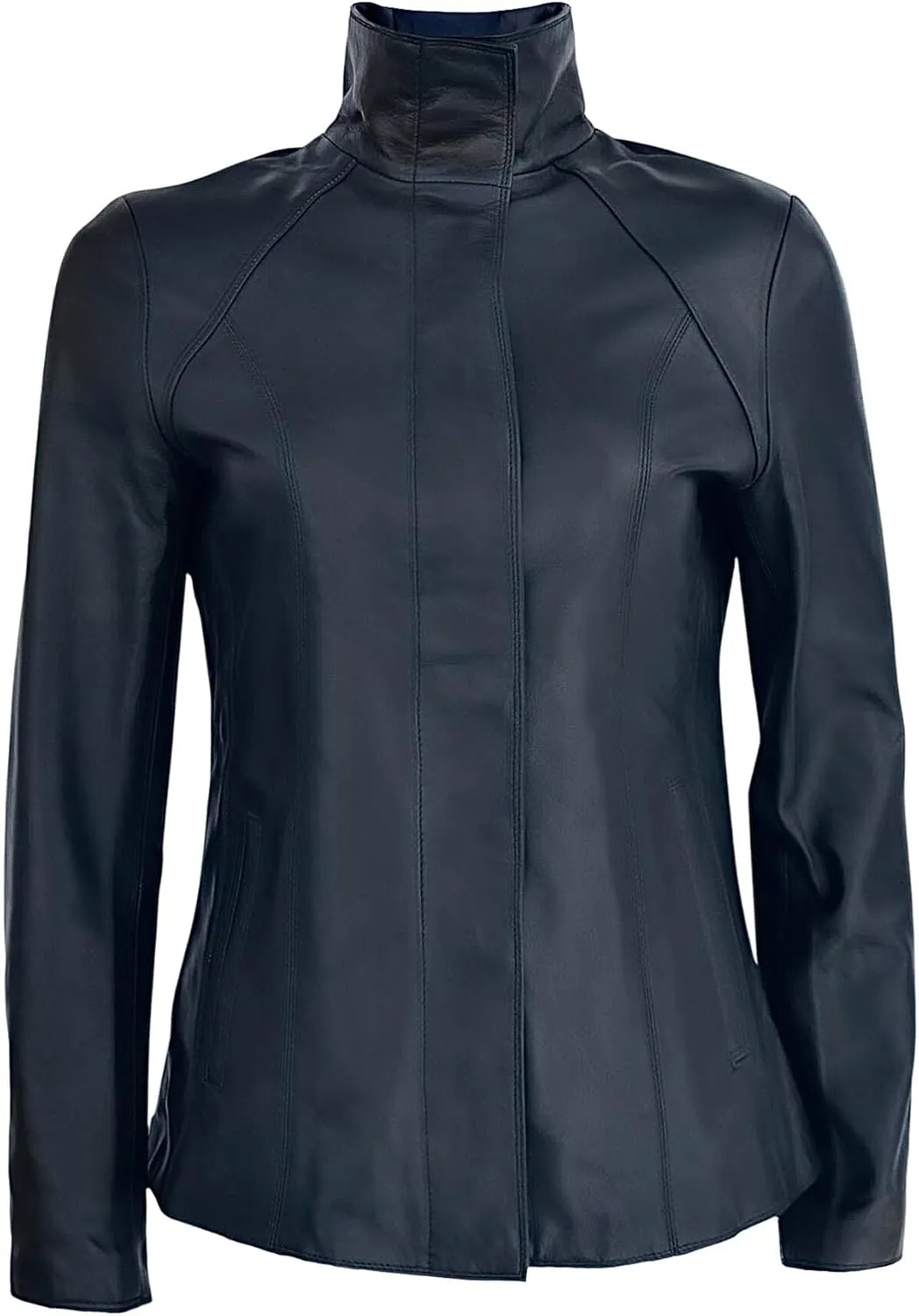 Womens Leather Jacket - Lambskin Leather Jacket Women - Casual Fashion Zip Up Stylish Jackets For Women