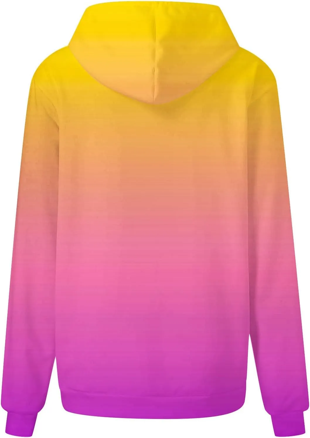 Womens Neon Print Oversized Hoodies 2024 Fall Fashion Drastring Long Sleeve Pullover Sweatshirt with Pocket