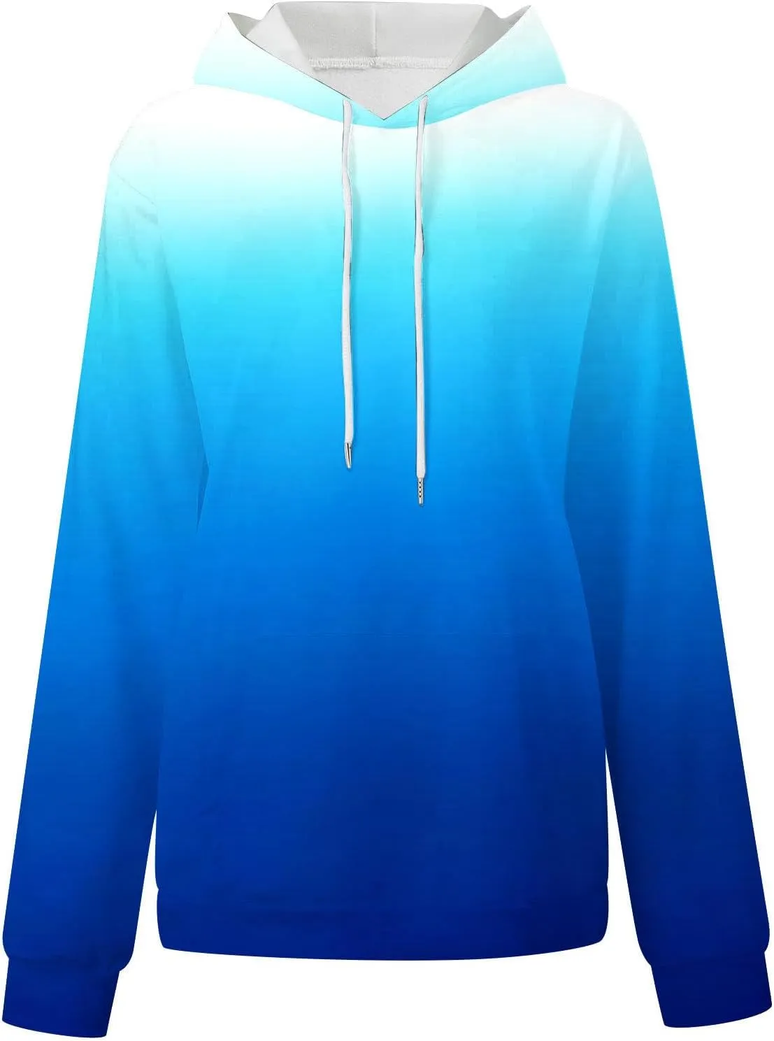 Womens Neon Print Oversized Hoodies 2024 Fall Fashion Drastring Long Sleeve Pullover Sweatshirt with Pocket