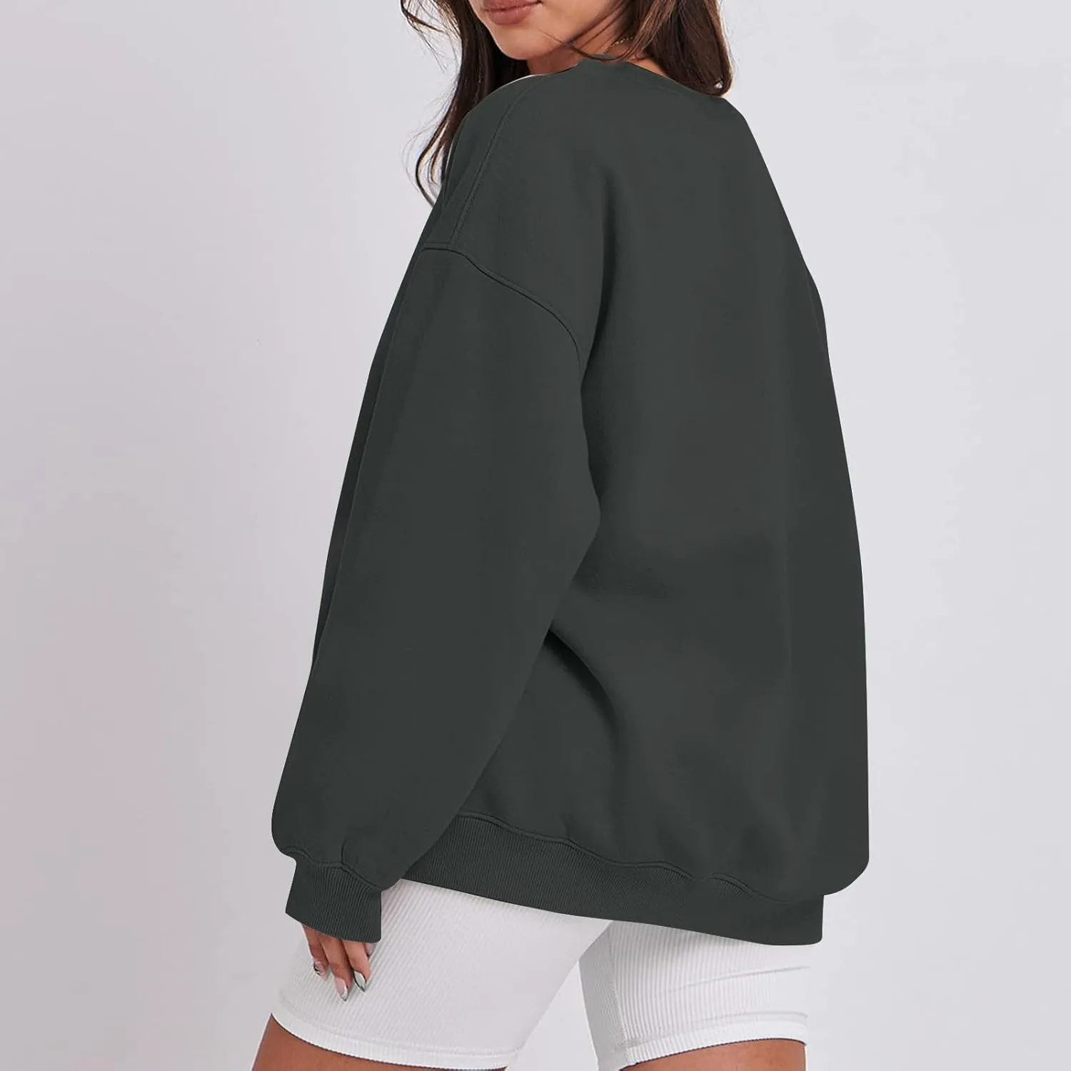 Womens Oversized Sweatshirts Crew Neck Pullover Sweatshirts Casual Comfy Fall Fashion Outfits Clothes 2024