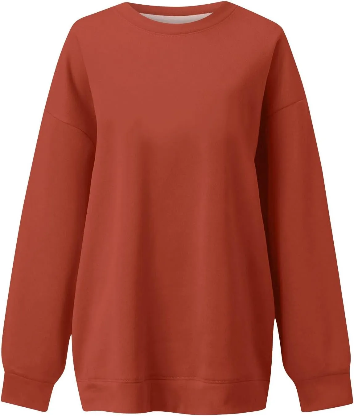 Womens Oversized Sweatshirts Crew Neck Pullover Sweatshirts Casual Comfy Fall Fashion Outfits Clothes 2024