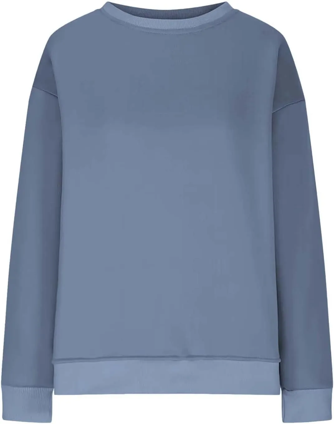 Womens Oversized Sweatshirts Side Slit Crewneck Long Sleeve Tops Loose Pullover 2025 Fall Women Extra