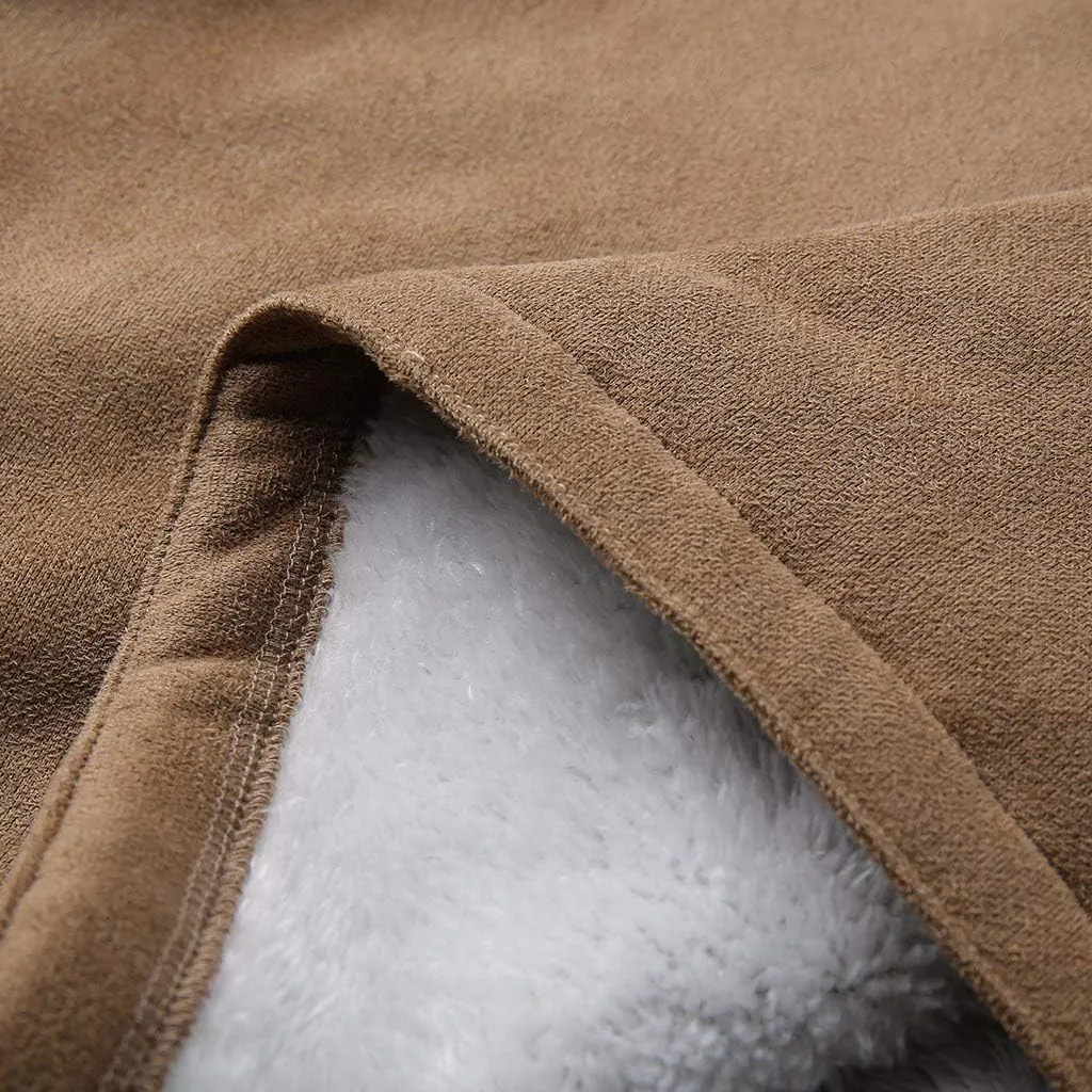 Womens Plus Size Winter Coats 2024, Warm Sherpa Fleece Lined Jackets, Hooded Parka Faux Suede Pea Coat, Long Cozy Outerwear