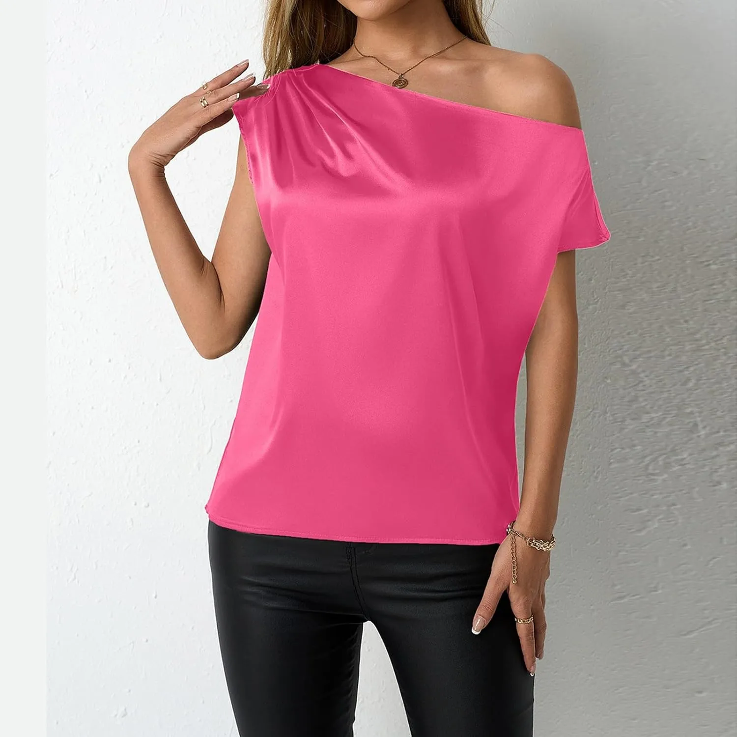 Womens Satin Tank Tops Sleeveless Lightweight Outdoor Vacation Shirts Casual Loose Summer Fashion Tees Blouses 2025