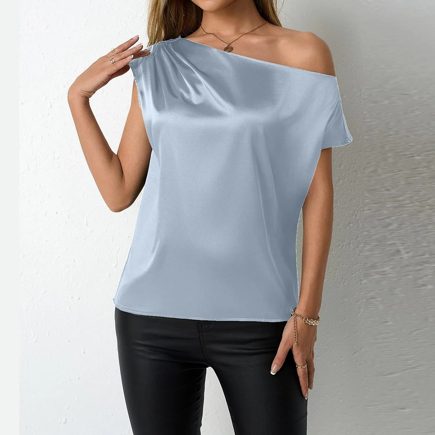 Womens Satin Tank Tops Sleeveless Lightweight Outdoor Vacation Shirts Casual Loose Summer Fashion Tees Blouses 2025