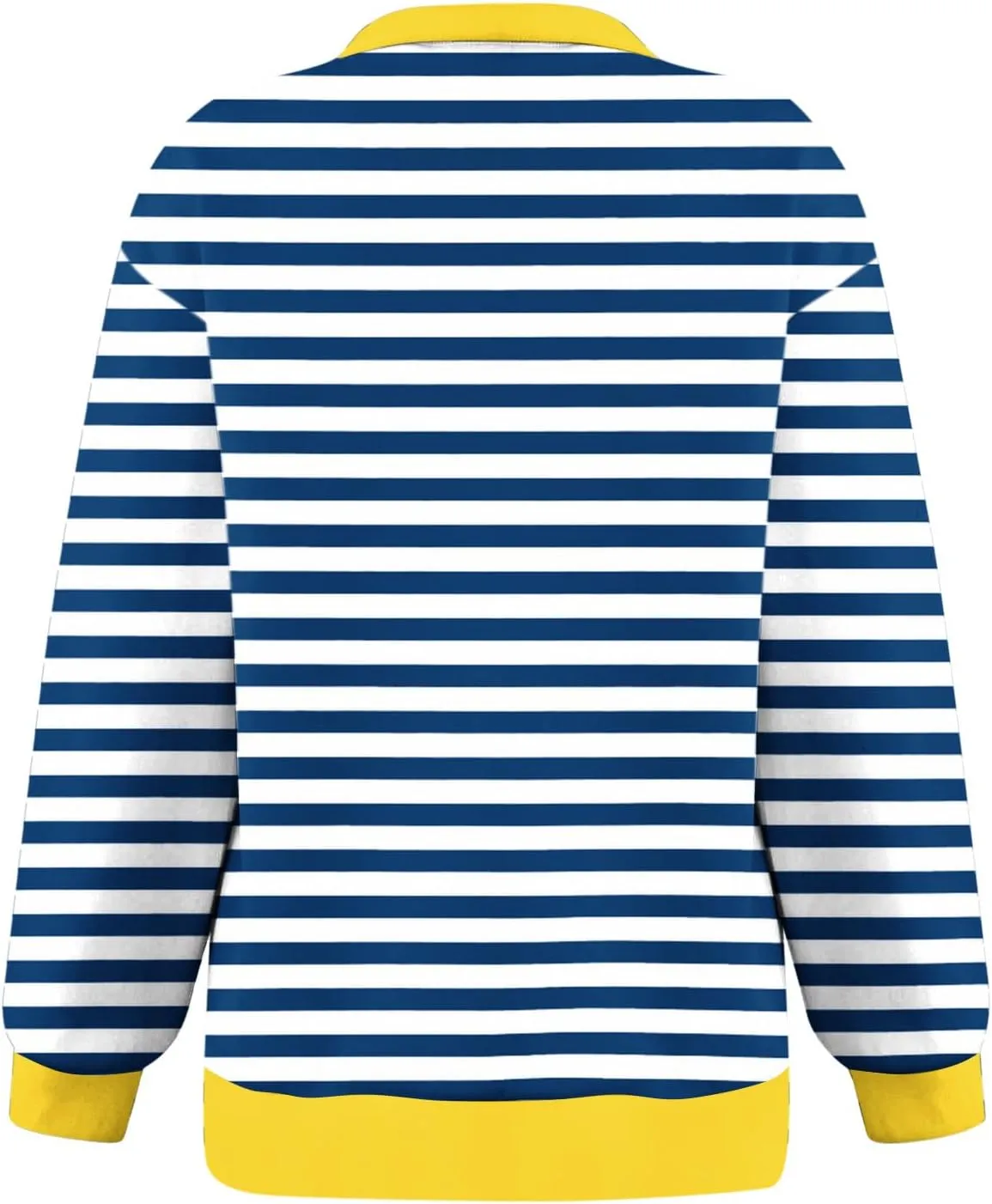 Women's Striped Oversized Hoodies,2024 Casual Cowl Neck Long Sleeve Fleece Sweatshirts,Pullover Tunic Cute Winter
