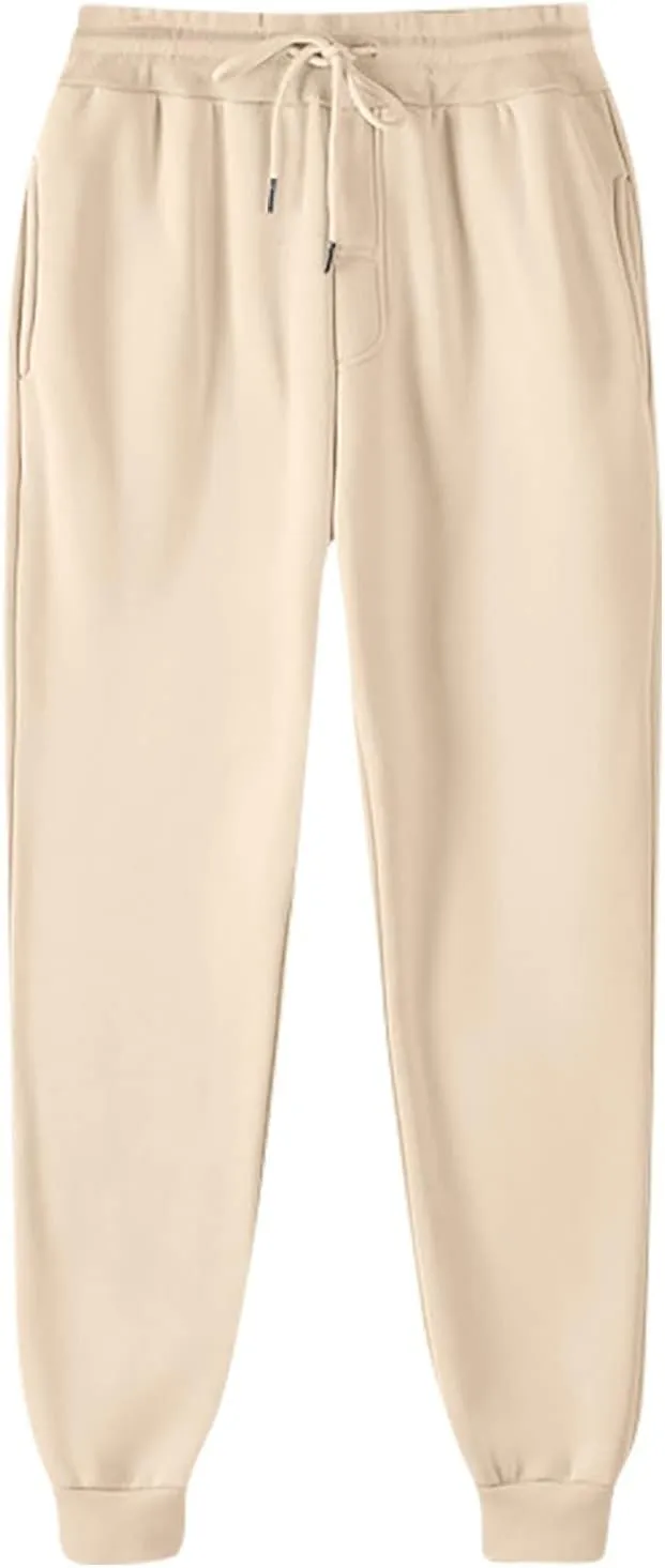 Womens Sweatpants Baggy High Waisted Fall Pants Cinch Bottom Joggers with Pockets Y2k Cotton Athletic Trousers