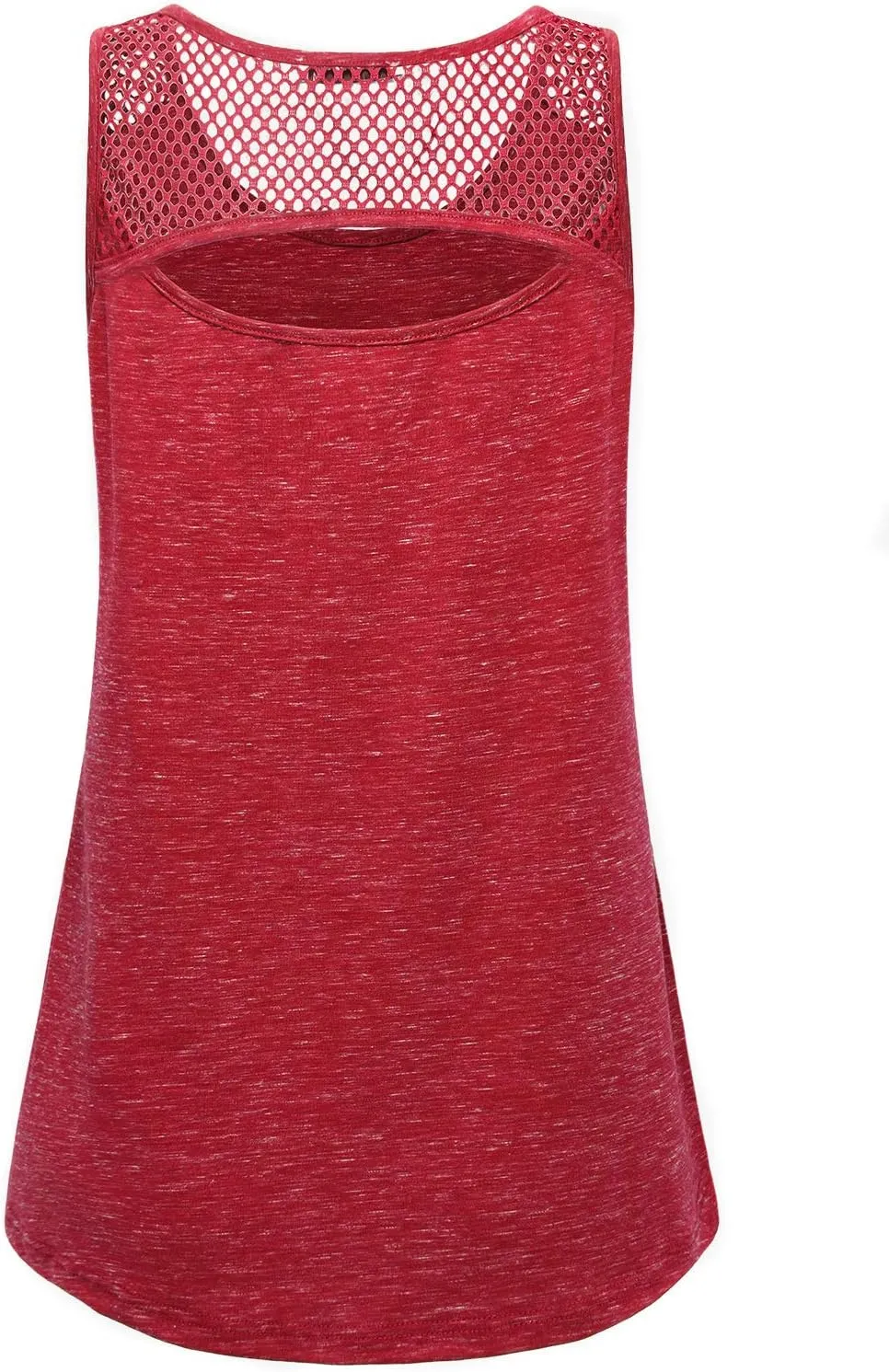 Womens Yoga Tops Activewear Workout Clothes Open Back Fitness Sleeveless Tank Tops