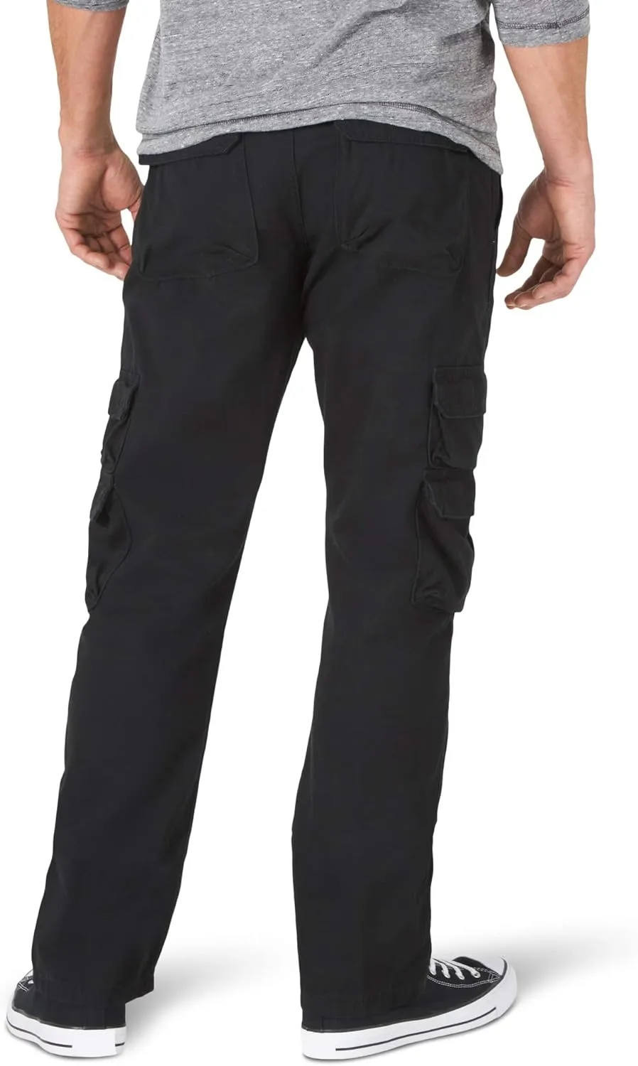 Wrangler Authentics Men's Premium Relaxed Fit Straight Leg Cargo Pant