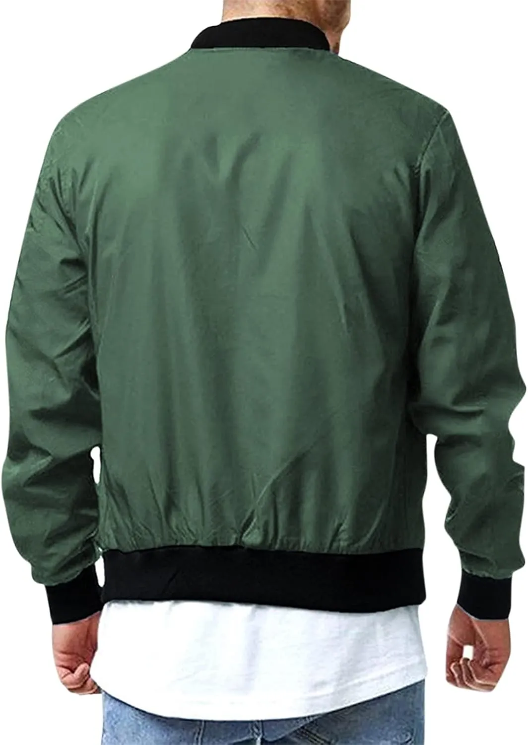 Ymosrh Mens Coats and Jackets Stylish Jacket Spring Fall Causal Softshell Windbreaker Coat Outerwear Coats for Men