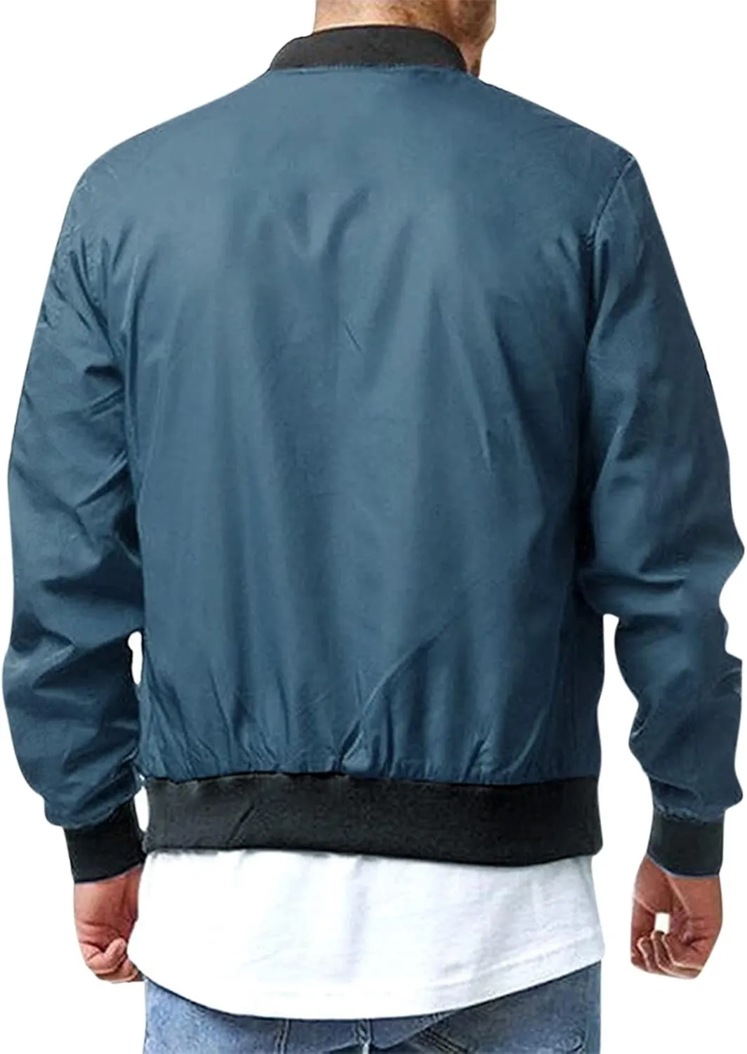 Ymosrh Mens Coats and Jackets Stylish Jacket Spring Fall Causal Softshell Windbreaker Coat Outerwear Coats for Men