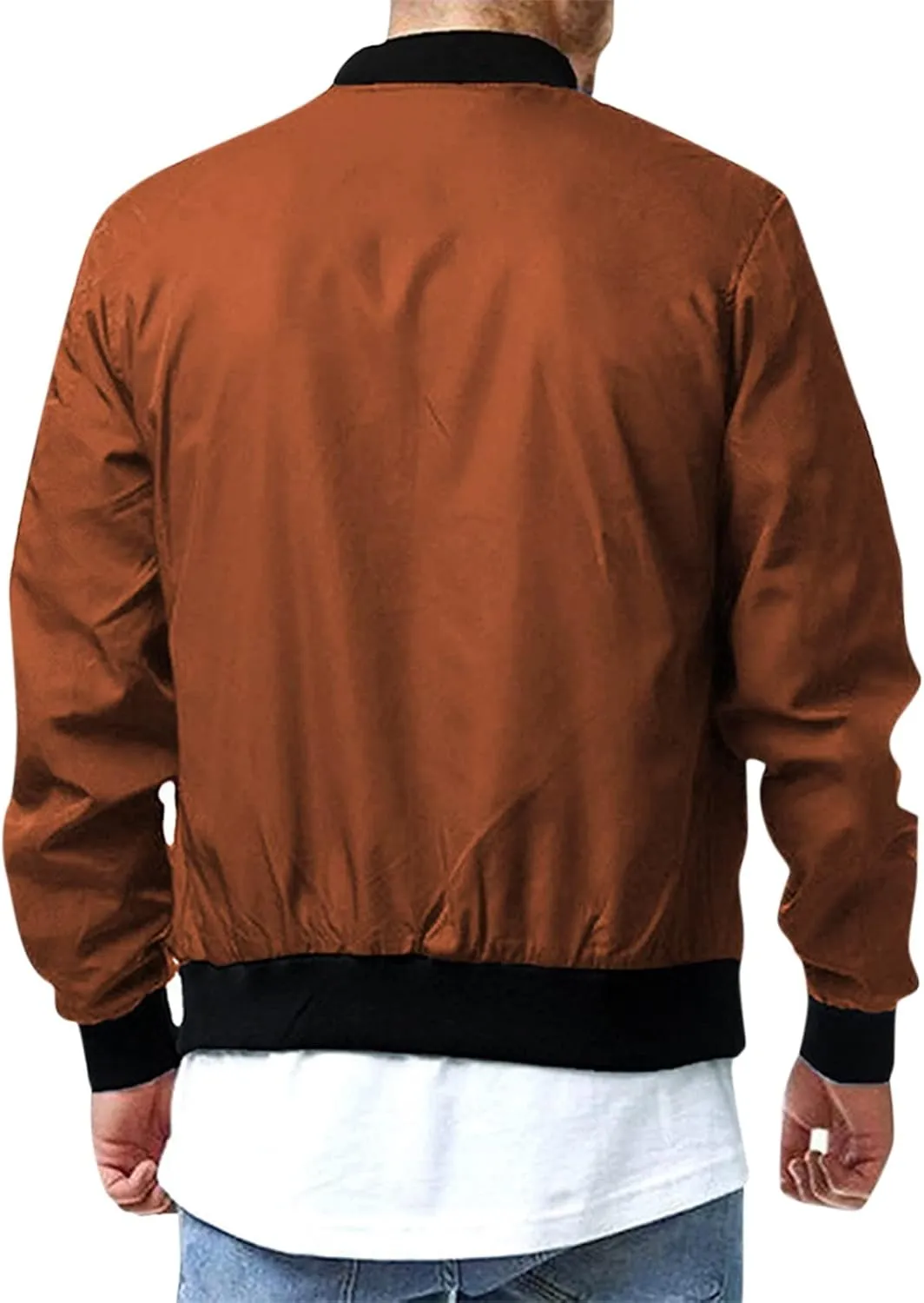 Ymosrh Mens Coats and Jackets Stylish Jacket Spring Fall Causal Softshell Windbreaker Coat Outerwear Coats for Men