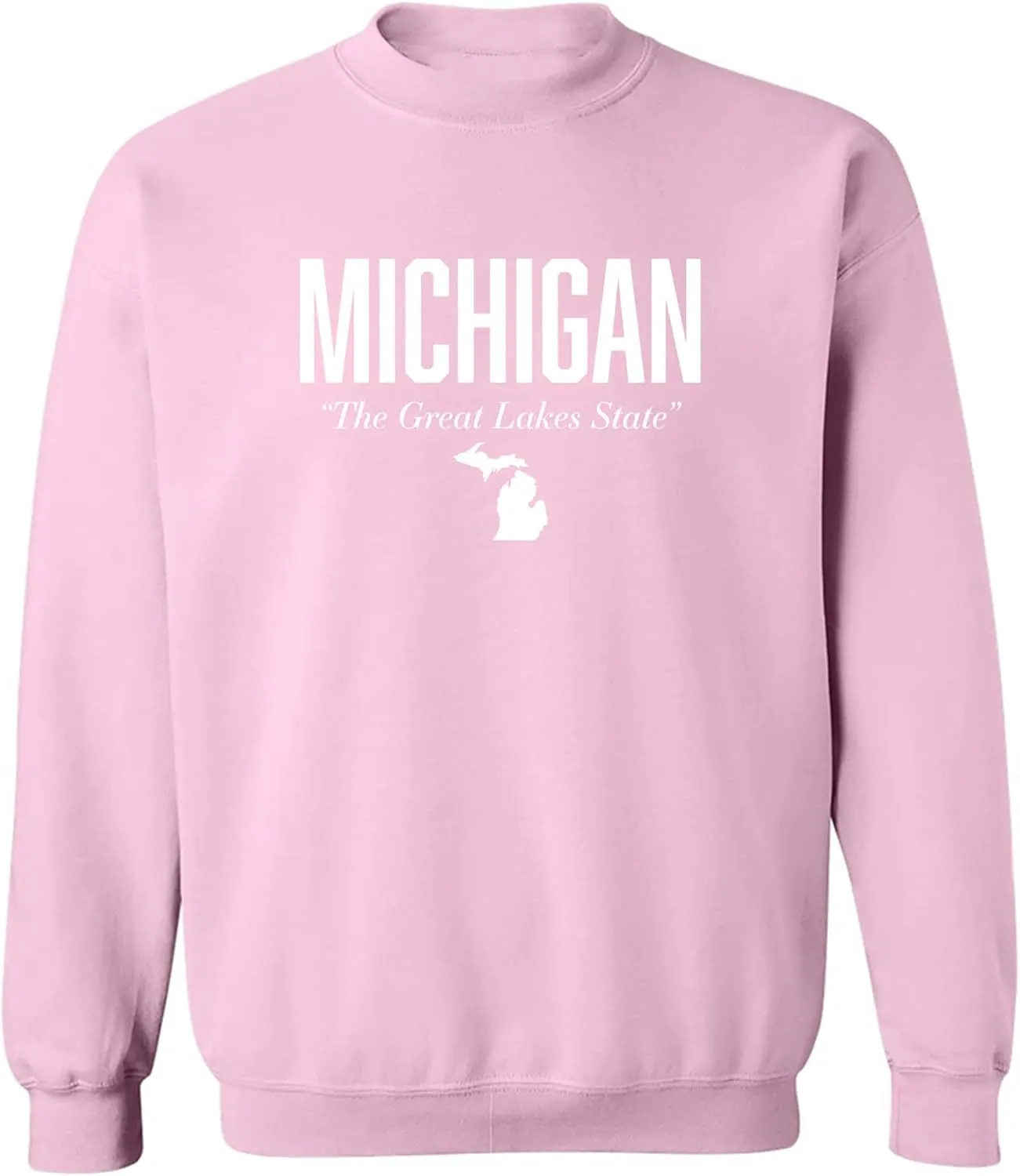 zerogravitee Michigan The Great Lakes State Crewneck Sweatshirt