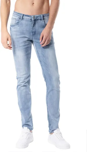 ZLZ Jeans Pants Slim Fit, Younger-Looking Fashionable Colorful Comfy Stretch Jeans Pants for Men, Skinny Jeans Stretch Fit 